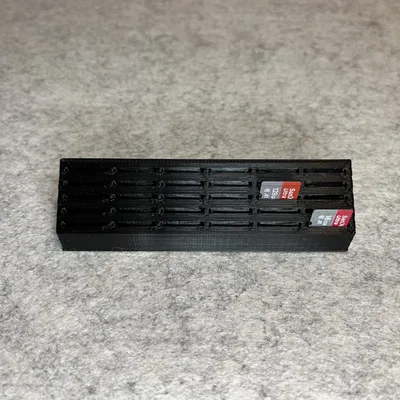 Đế giữ 30 thẻ MicroSD in 3D: Giải pháp sắp xếp thẻ nhớ gọn gàng