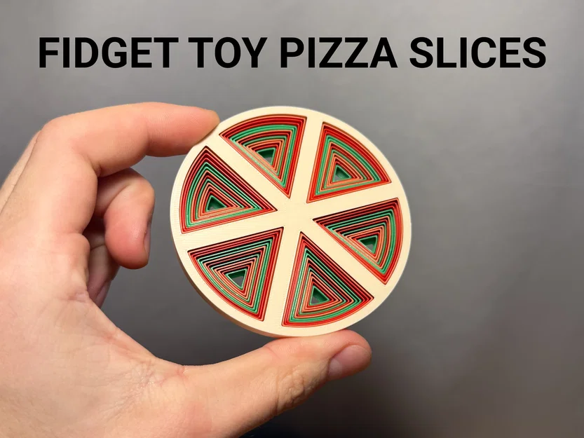 Đồ chơi Fidget hình lát Pizza - Image 1