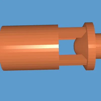 Van vòi phun nozzle valve cho Airsoft WE Glock 17/18c in 3D