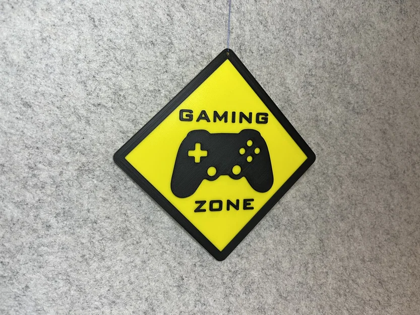 Biển hiệu treo tường Gaming Zone trang trí phòng game cực chất - Image 1