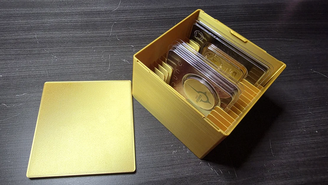 Hộp đựng 16 thẻ Assay / TEP cho vàng, bạc 1oz (kèm nắp) - Image 1