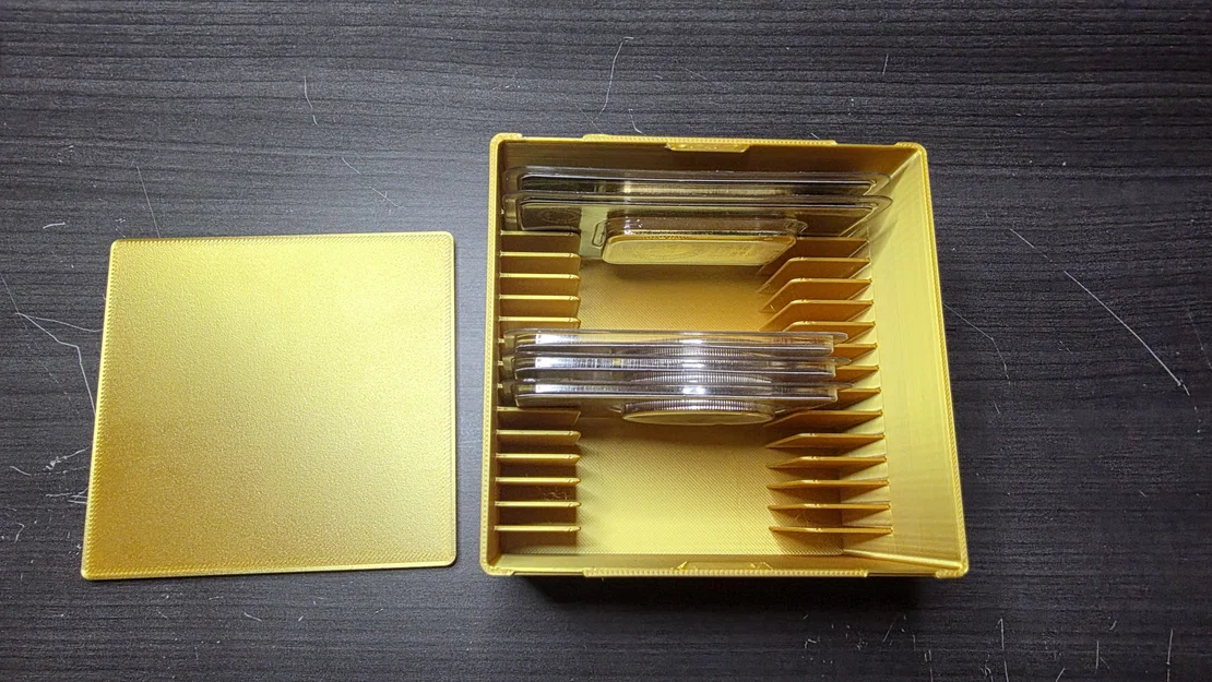 Hộp đựng 16 thẻ Assay / TEP cho vàng, bạc 1oz (kèm nắp) - Image 3