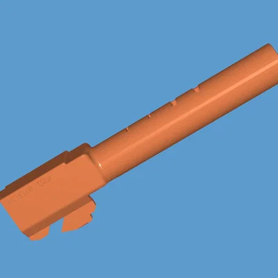 Nòng ngoài (Outer Barrel) cho Airsoft WE Glock 17/18c - File In 3D