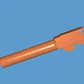 Nòng ngoài (Outer Barrel) cho Airsoft WE Glock 17/18c - File In 3D - Thumbnail 2