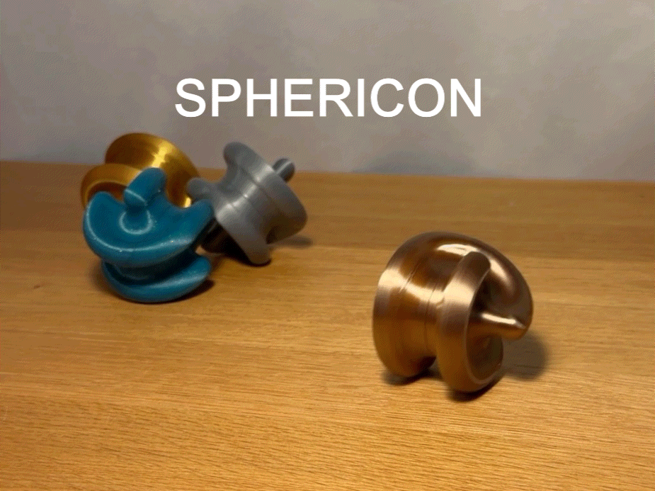 Mô hình đồ chơi lăn Sphericon độc đáo - Image 1