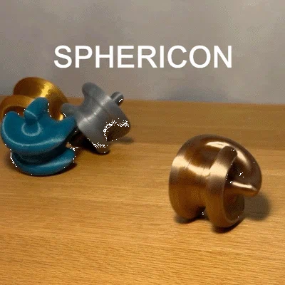 Mô hình đồ chơi lăn Sphericon độc đáo