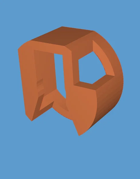 Ngàm giữ van nozzle cho Airsoft Glock WE 17/18c (3D Print) - Image 1