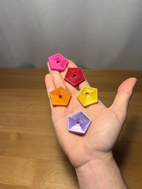 Đồ chơi Fidget hình ngũ giác mini - Image 3