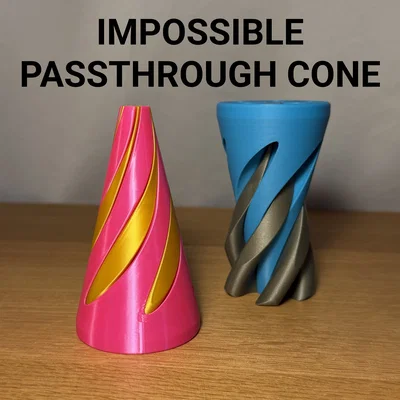 Mô hình Nón Xuyên thấu 'Impossible Passthrough Cone'