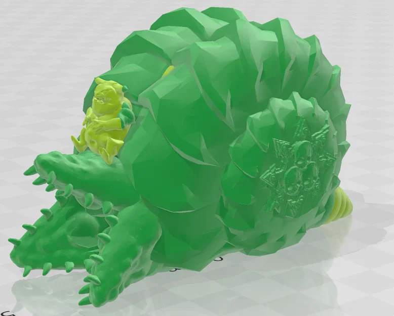 Vỏ hộp thước dây phong cách Nurgle cho người chơi Warhammer 40k - Image 1