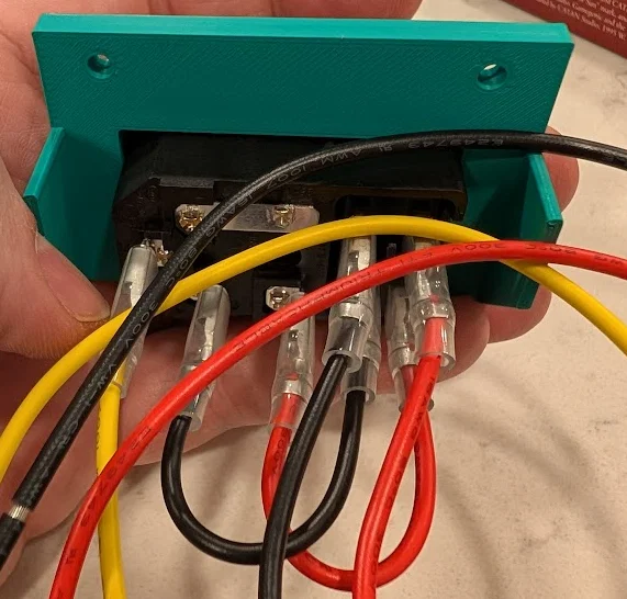 Giá đỡ ổ cắm nguồn có công tắc cho máy in Rook MK2 - Image 2