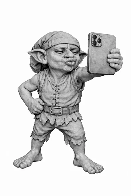 Goblin đang tạo dáng selfie - Image 1
