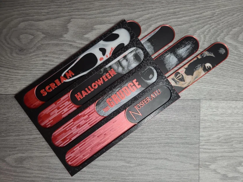 Bộ bookmark chủ đề phim kinh dị kèm khung treo - Image 3