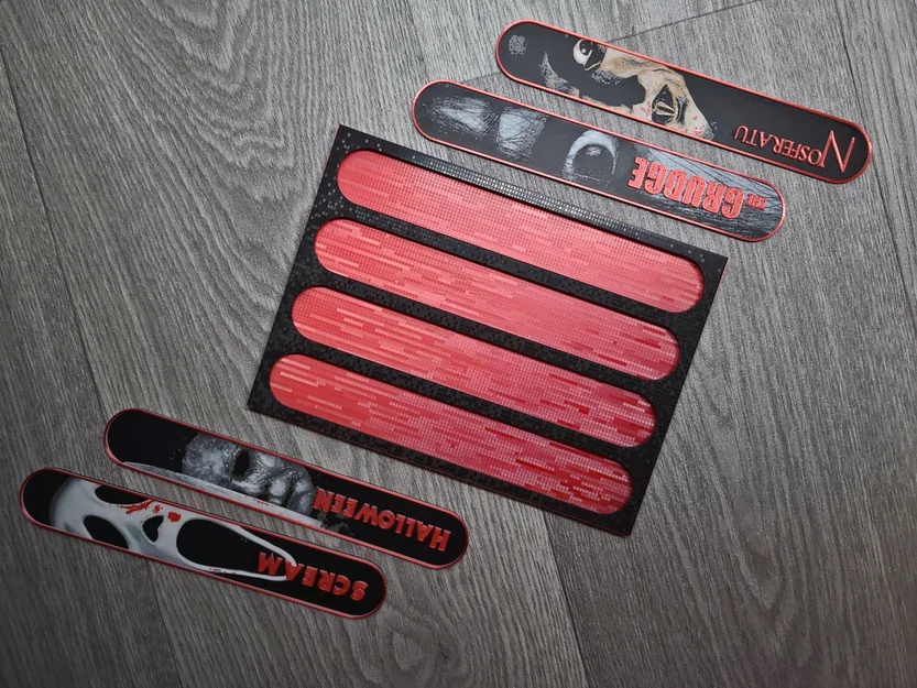 Bộ bookmark chủ đề phim kinh dị kèm khung treo - Image 4