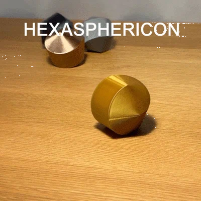 Mô hình đồ chơi lăn Hexasphericon độc đáo