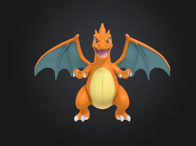 Mô hình 3D Charizard - Pokémon huyền thoại cho người đam mê in 3D - Image 1