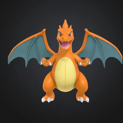 Mô hình 3D Charizard - Pokémon huyền thoại cho người đam mê in 3D