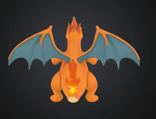 Mô hình 3D Charizard - Pokémon huyền thoại cho người đam mê in 3D - Image 2