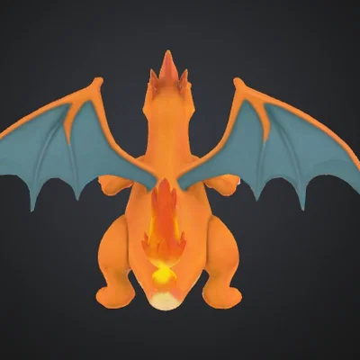 Mô hình 3D Charizard - Pokémon huyền thoại cho người đam mê in 3D