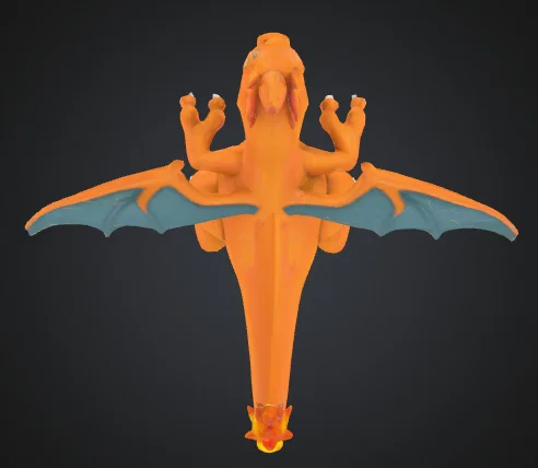 Mô hình 3D Charizard - Pokémon huyền thoại cho người đam mê in 3D - Image 4