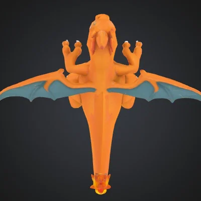 Mô hình 3D Charizard - Pokémon huyền thoại cho người đam mê in 3D