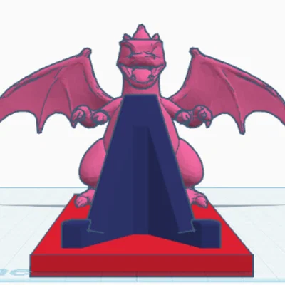 Giá đỡ thẻ bài Pokémon Charizard in 3D độc đáo cho nhà sưu tầm