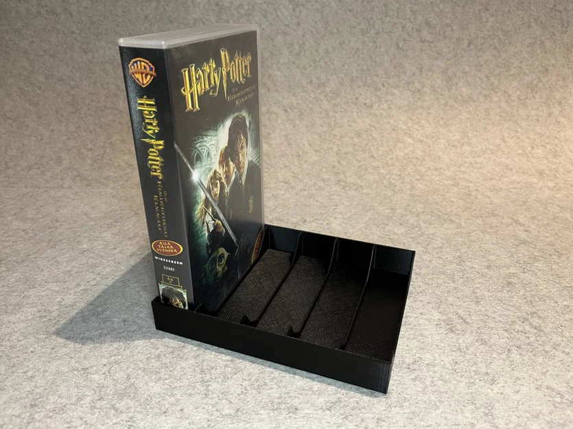 Khay trưng bày băng VHS (VHS Cassette Holder) 3D cho bộ sưu tập retro - Image 2