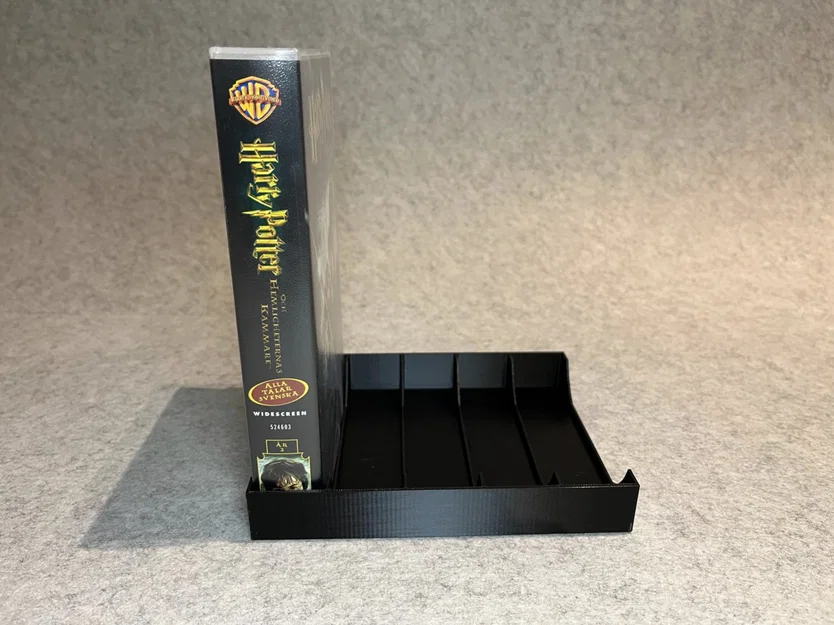 Khay trưng bày băng VHS (VHS Cassette Holder) 3D cho bộ sưu tập retro - Image 3