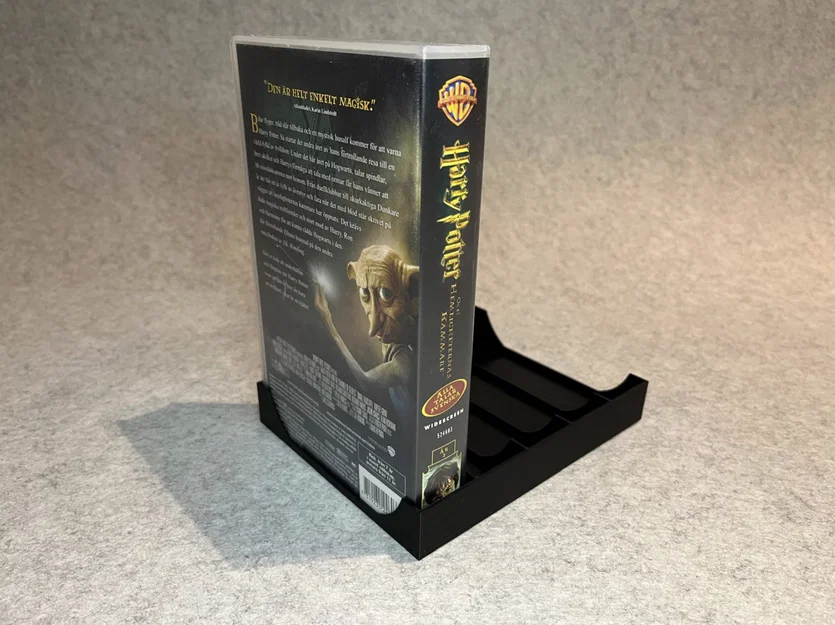 Khay trưng bày băng VHS (VHS Cassette Holder) 3D cho bộ sưu tập retro - Image 4