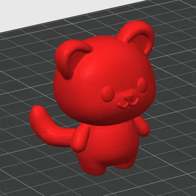 Mô hình 3D thú cưng Bimbas vui nhộn trang trí bàn làm việc