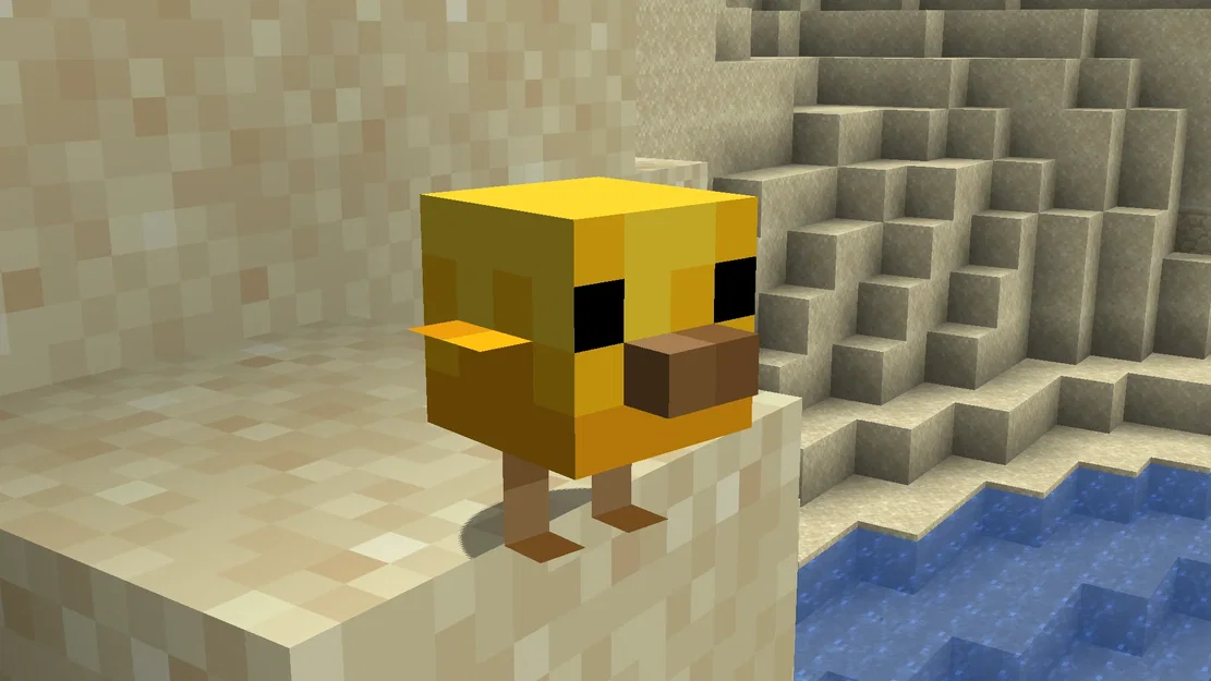 Kết cấu mới cho gà con trong Minecraft (Minecraft Chick Texture) - Image 1