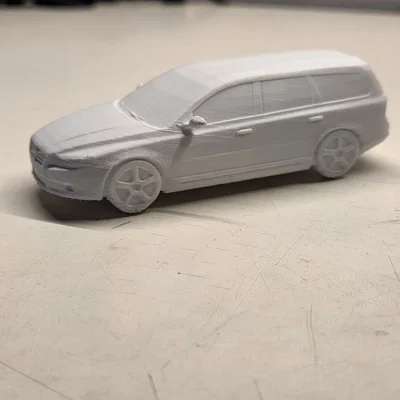 Mô hình 3D xe ô tô Volvo V70 (2008 - 2016) sắc nét