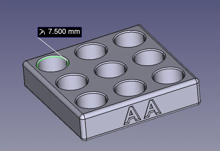 Khay Đựng Pin Modular (AA, AAA) - Image 1