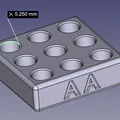 Khay Đựng Pin Modular (AA, AAA) - Thumbnail 2