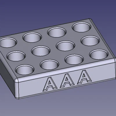 Khay Đựng Pin Modular (AA, AAA)