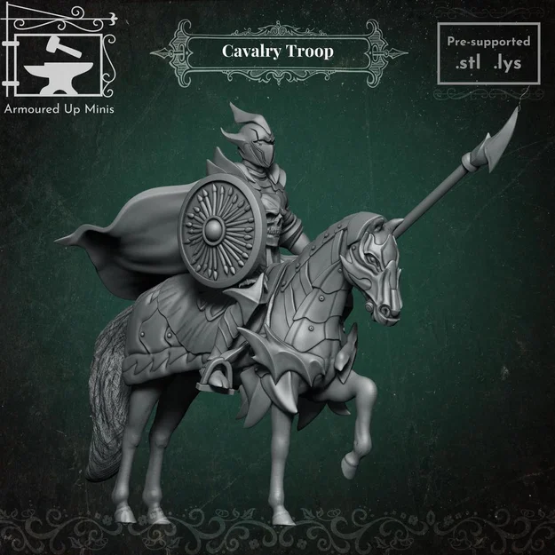Mô hình Cavalry Troop cho Pathfinder và D&D - Image 1