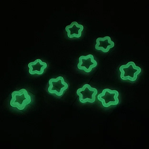 Mẫu in 3D hình ngôi sao bo tròn (Rounded Star) xinh xắn cho móc khóa - Image 1