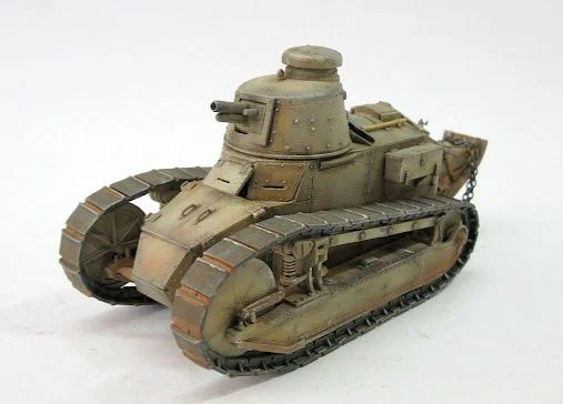 Mô hình in 3D xe tăng cổ điển Renault FT (1917-1945) siêu chi tiết - Image 2