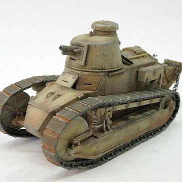 Mô hình in 3D xe tăng cổ điển Renault FT (1917-1945) siêu chi tiết