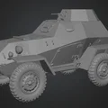 Mô hình in 3D xe bọc thép trinh sát hạng nhẹ BA-64 (1941-1950s) - Thumbnail 1