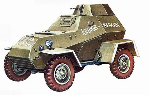 Mô hình in 3D xe bọc thép trinh sát hạng nhẹ BA-64 (1941-1950s) - Image 2