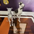 Mô hình in 3D cặp chó Whippet thanh thoát trang trí nhà cửa - Thumbnail 1