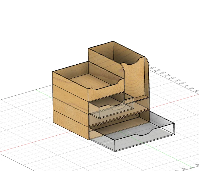 Khay đựng đồ đa năng ORGANIZZATORE GT561 cho bàn làm việc gọn gàng - Image 2
