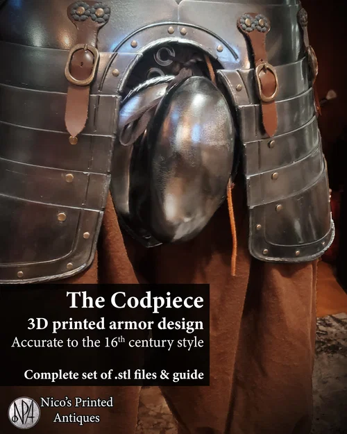 The Codpiece - Giáp Che Hạ Bộ Hiệp Sĩ Thế Kỷ 16 Chính Xác - Image 1