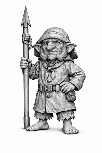 Harpooner goblin - Chú yêu tinh săn cá voi - Image 1