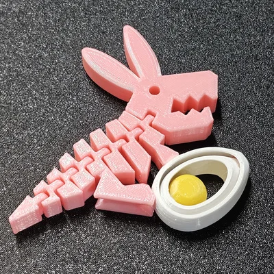 Easter-Rexi: Mô hình khủng long thỏ in 3D độc đáo cho lễ Phục sinh