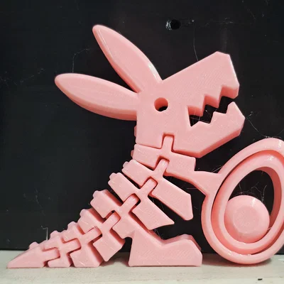 Easter-Rexi: Mô hình khủng long thỏ in 3D độc đáo cho lễ Phục sinh
