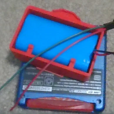 Backplate phiên bản nâng cấp dung lượng pin cho GBA SP