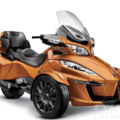 Mô hình 3D xe mô tô ba bánh Can-am Spyder sắc nét