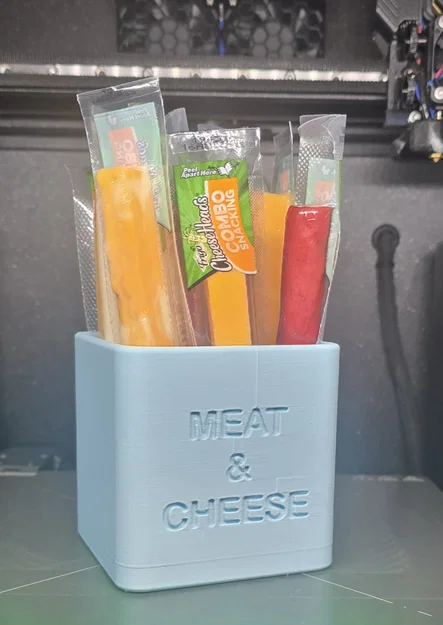 Hộp Đựng Meat and Cheese Stick Gọn Gàng Cho Tủ Lạnh (File In 3D) - Image 1